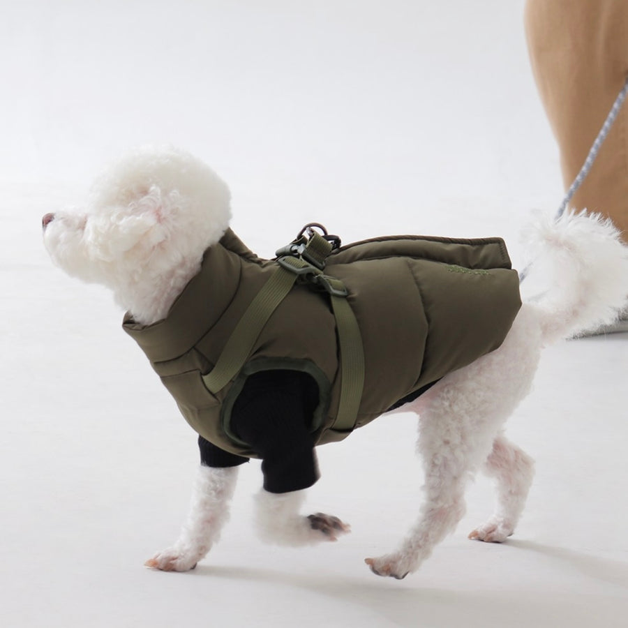 All-in-one Puffer Jacket with Harness