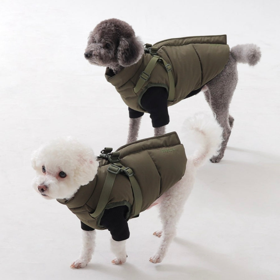 All-in-one Puffer Jacket with Harness