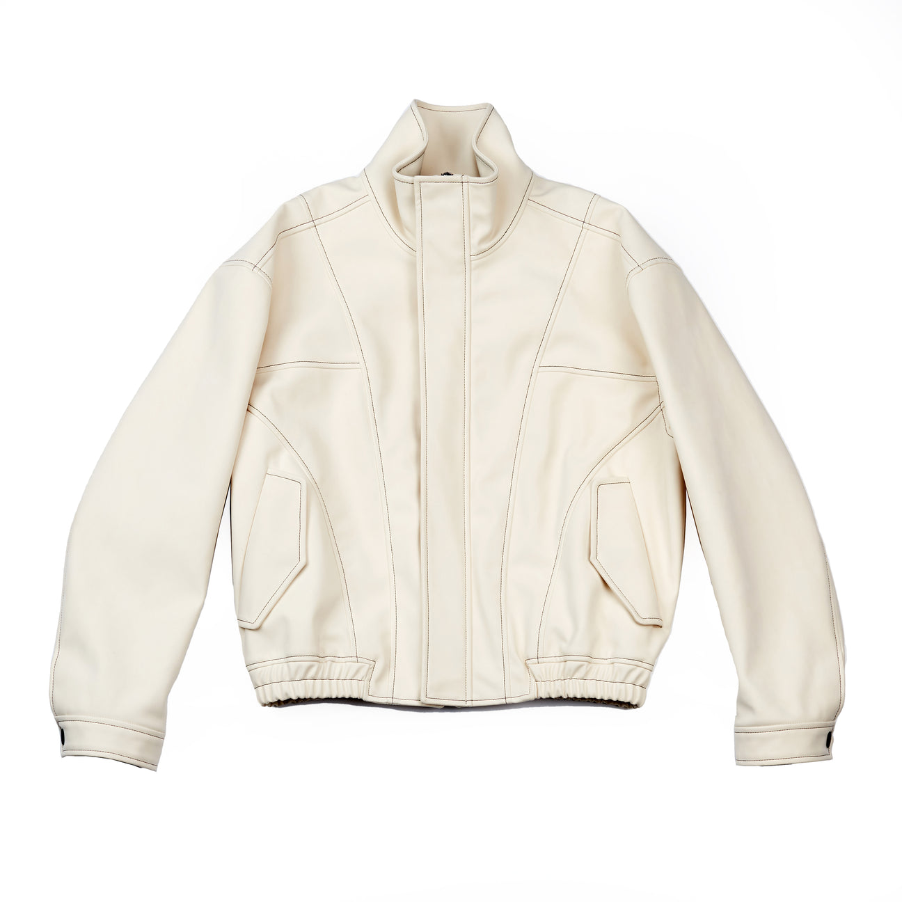 Ivory Leather Biker Jacket – The Voyager official